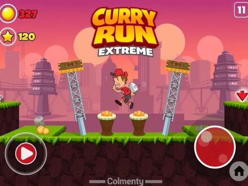 Curry Run Extreme Game Screenshot
